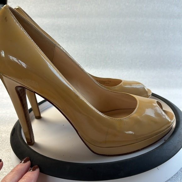 Cole Haan Nike Air Heels 10B Nude Pumps Platform - Picture 13 of 16